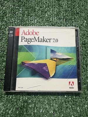 Adobe PageMaker 7.0 for Windows Disc Set w/ KEY CODE - Image 1 of 4