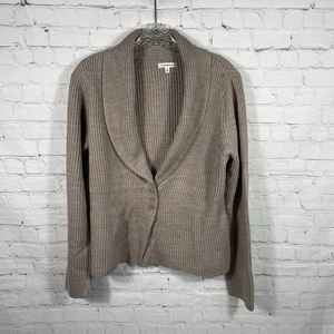 Croft & Barrow Tan Cardigan Sweater Size Large - Picture 1 of 6