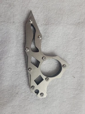 Cuchillo Tac Mihmy de acero inoxidable con interruptor de vidrio y llave Allen para derribo (B7) Foto 1 de 4