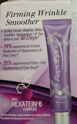 Nuevo suavizante de arrugas reafirmante rápido para ojos - 0,5 fl. oz. Caducidad 12/26 Foto 1 de 2