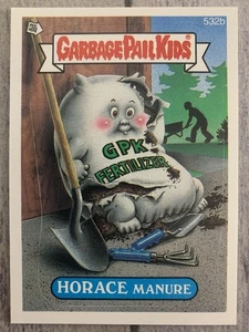 Garbage Pail Kids OS13 GPK Original 13th Series Horace Manure Card 532b - Picture 1 of 2