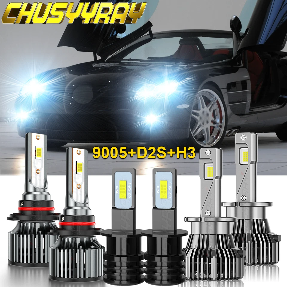 Faro LED HID Hi/Lo+Bombilla antiniebla para Mercedes-Benz SLR McLaren 2005-2009 Foto 1 de 4