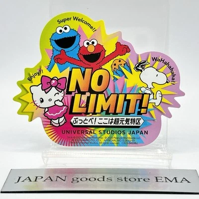 Kitty Elmo Snoopy Sanrio Figuren Aufkleber Universal Studios Japan Limitiert ... - Bild 1 von 4