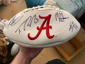 Alabama Signed Football Heisman Running Backs Henry Lacy Richardson Ingram W/COA - Picture 1 of 9