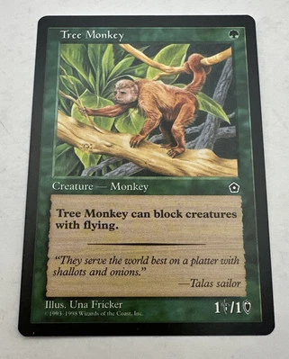 MTG * X1 Tree Monkey X1  NM+  Unplayed  Portal Second Age Regular  SellbyCyn - Image 1 of 4