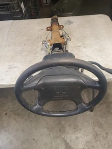 1995-1996 CHEVY/GMC S10 S15 TILT STEERING COLUMN ASSEMBLY KEY COLUMN SHIFT - Picture 1 of 9