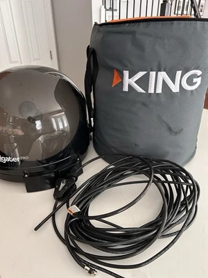 Antena Satelital Portátil DISH Tailgater Camping Pro con Bolsa y Cable Coaxial - REY Foto 1 de 4