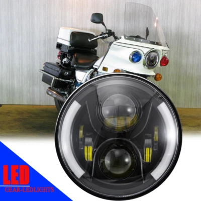 Faro LED de 50 W con lámpara de haz alto/bajo aprobado por el DOT para Kawasaki KZ1000P 82-05 Foto 1 de 4