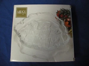NEW MIKASA CAROLERS QQ987/210 GLASS SWEET DISH 8.25" / CANDY DISH - Picture 1 of 8