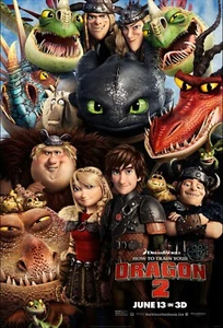 How To Train Your Dragon 2 movie poster (b) : 11 x 17 inches - Picture 1 of 1