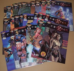 CRIMSON 1-24, 1 Shot, Sourcebook, Dynamic Forces Premiere Edition COMPLETE IMAGE - Imagen 1 de 9