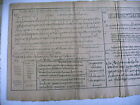 litho ancienne 1750 écriture cursine gallicane mérovingienne traité diplomatique