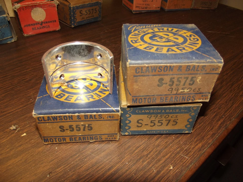  Lote de rodamientos de varilla estándar Ford V8 60 Clawson cabeza plana 9950 5575 Hot Rod enano Foto 1 de 1