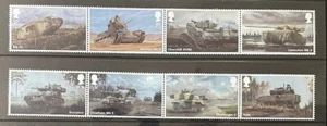 GB 2021 Stamps SG4566-4573 British Army Vehicles Issue. Full Set MNH - Picture 1 of 1