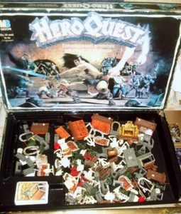 HEROQUEST GIOCO MB 1990 COMPLETO AL 99,99% X RICAMBI. - Foto 1 di 9