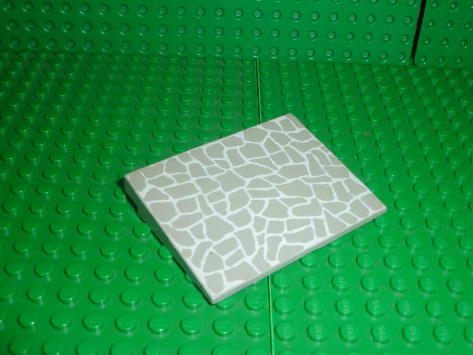 LEGO Slope Brick 10 6 x 8 with Slate Roof Pattern Réf 4515p03 Set 6419/6405/6552 - Photo 1/1