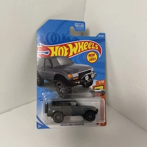 Hot Wheels Toyota Land Cruiser 80 Grey #226 226/250 2021 HW Hot Trucks 7/10 New - Picture 1 of 12