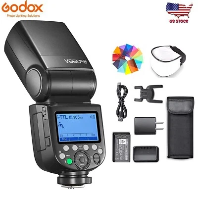 Godox V860III-N Flash Speedlite Speedlight 2.4G TTL HSS for Nikon Cameras - Image 1 of 4