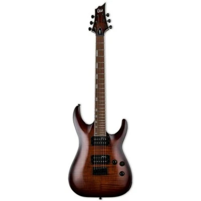 ESP LTD H-200FM marrom escuro Sunburst DBSB elétrico B-Stock H-200 FM H200 - Imagem 1 de 4