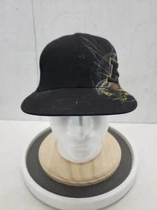 PURDUE MENS FLEX ONE FIT HAT BLACK GREY TOP OF THE WORLD 7 1/8 - Picture 1 of 8