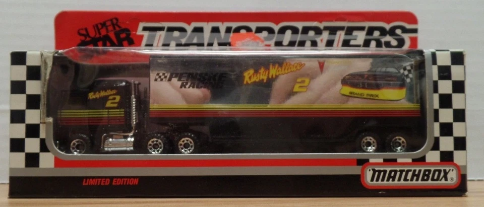 Remolque diecast Rusty Wallace Penske Matchbox 1992 112618DBT6 Foto 1 de 1