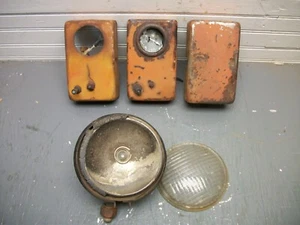 Allis Chalmers B C Amp Gauge Ignition Switch Box Headlight - Untested w/ Damage - Picture 1 of 6