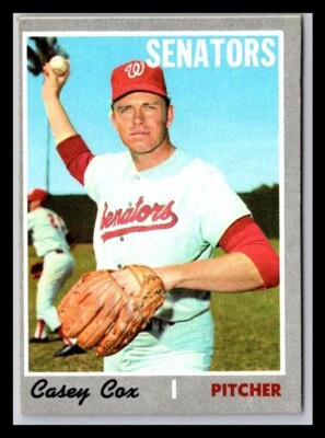 1970 Topps #281 Casey Cox EX or Better - Image 1 of 2