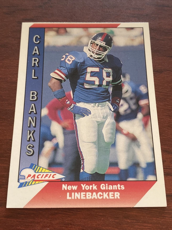 1991 Pacific Football #340 Carl Banks B3106 - Image 1 of 1