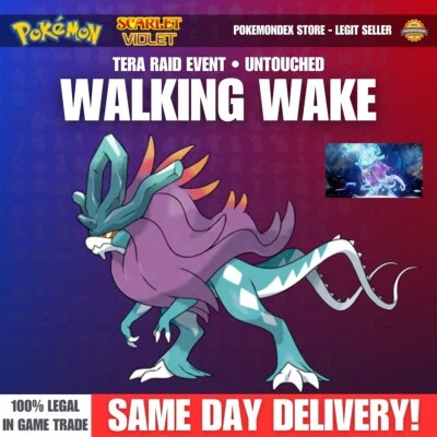 Pokemon Scarlet And Violet ⭐️ WALKING WAKE ⭐️ PARADOX ⭐️ UNTOUCHED!