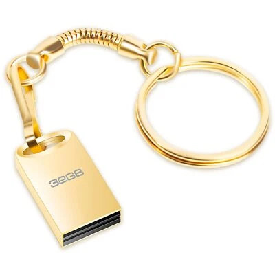 Clé USB 32Go Métal Drive USB 2.0 32Go Thumb Flash Drive Imperméable Mini Pen ... - Photo 1/4