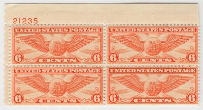 US Scott #C19 Plate Block | Mint NH | VF Very Fine - Image 1 of 2