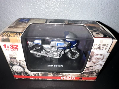 NIB New-Ray 1971 Ducati 500 GP motorcycle 1:32 diecast model toy - Image 1 of 4