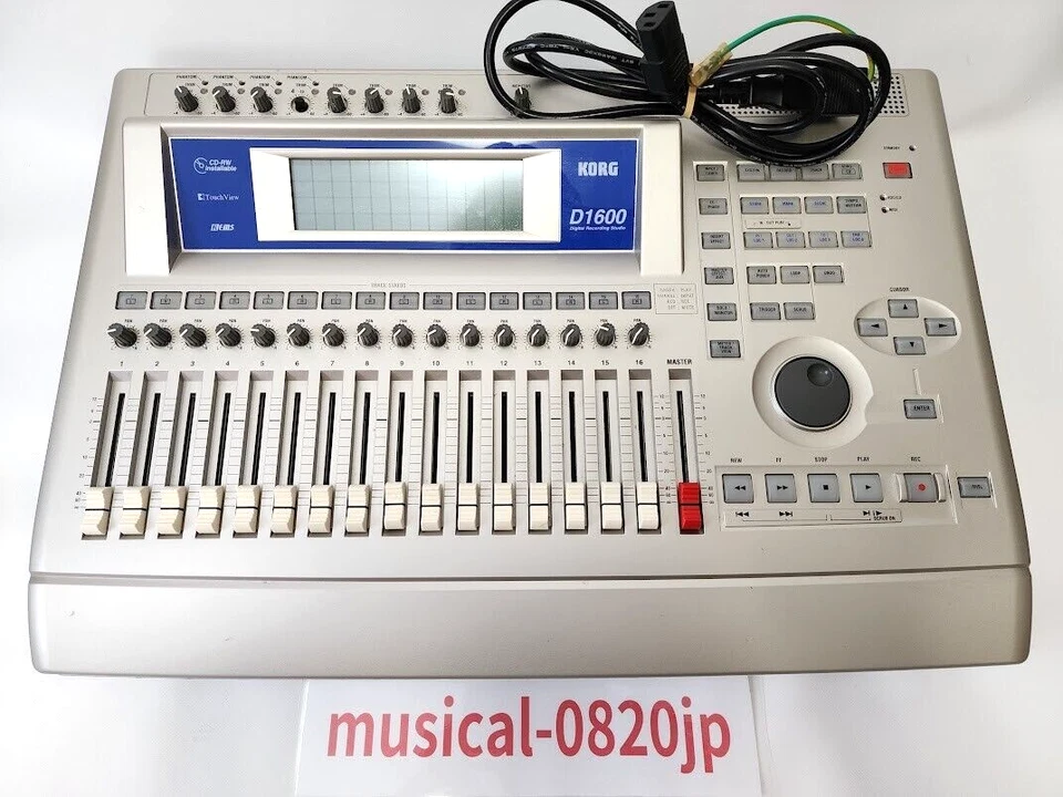 Korg D1600 Digital Recording Studio 16 Track Multi-Track Recorder Working - Image 1 of 4