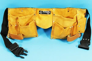 ★ ★ ★  WERKZEUGGÜRTEL NAGELTASCHE WARE AUS LEDER FÜR WERKZEUGE, NÄGEL - Bild 1 von 3