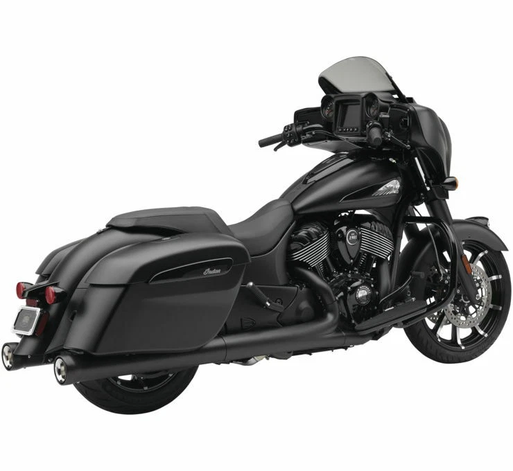 Silenciador sin cordones Cobra Black Neighbor Haters 4,5" para Indian Touring 14-Up 5207B Foto 1 de 1