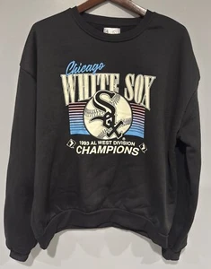 Chicago White Sox SGA Black Sweatshirt 1993 AL West Champs Size XL Coca Cola - Picture 1 of 7