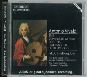 VIVALDI ANTONIO LUTE MUSIC PLAYED BY JAKOB LINDBERG 1985 CD 290 OTTIMO USATO - Picture 1 of 2