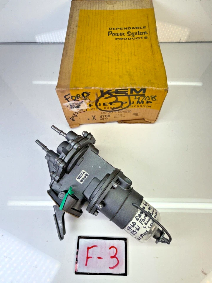 Bomba de vacío de combustible NORS FORD 1955 1956 1957 1958 1959 1960 1961 MERCURY 6 CILINDROS F-3 Foto 1 de 4