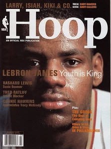 LeBron James NBA Hoop 2005 Revista Oficial de Baloncesto ¡La Juventud es el Rey Raro! - Imagen 1 de 7