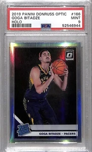 2019-20 Donruss Optic Rated Rookies Holo Prizm Goga Bitadze PSA 9 MINT Rookie RC - Picture 1 of 2