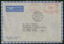 Mayfairstamps Switzerland 1951 Bern Metered to Pennsylvania Airmail Cover wwu_41
