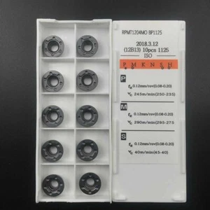 10pcs RPMT1204MO BP1125 lathe carbide Turning tool insert for steel - Picture 1 of 5