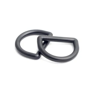 Black D Rings Purse Bag Adjuster Handbag Dog Collar Hardware for 1 inch 15pcs... - Picture 1 of 2