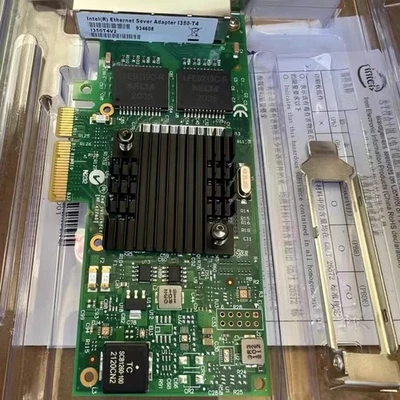 I350-T4V2 INTEL Quad Port 4 Ports Gigabit Ethernet Server Adapter NHI350AM4 - Image 1 of 3