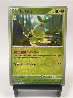 Turtwig 010/162 SV05: Temporal Forces Reverse Holo - Image 1 of 2