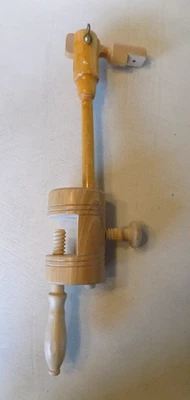 VTG Wood Embroidery Hoop Table Clamp Germany - Image 1 of 3