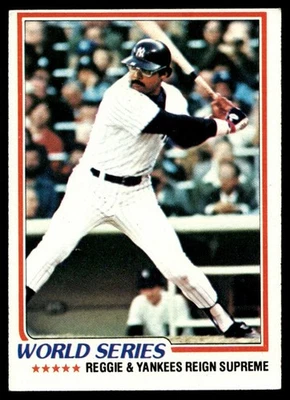 Serie Mundial 1978 Topps 1977/Reggie Jackson New York Yankees #413 C18 Foto 1 de 2