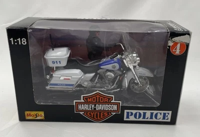 Harley Davidson California Highway Patrol Serie 4 Diecast Maisto 1:18 nueva Foto 1 de 4