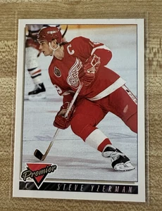1994-95 Premier Hockey Steve Yzerman Card 280 Detroit Red Wings - Picture 1 of 2