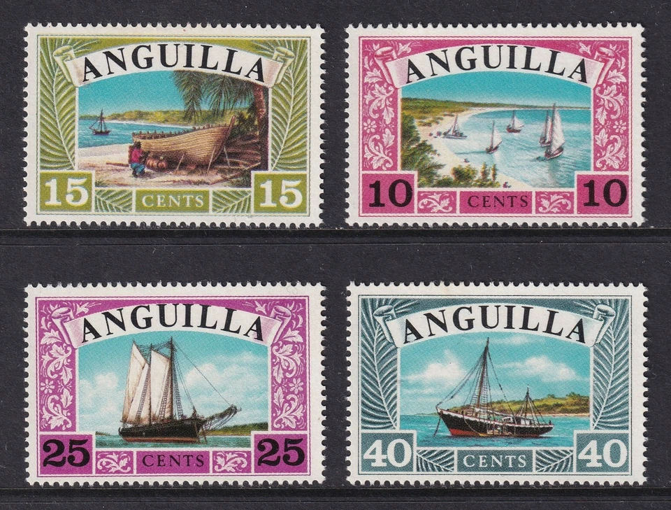 ANGUILLA 1968 Ships set of 4 SG 32-35 MNH/** - Image 1 of 1